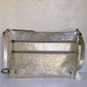 The Sak Collective Lance 3-Zip Genuine Leather Crossbody